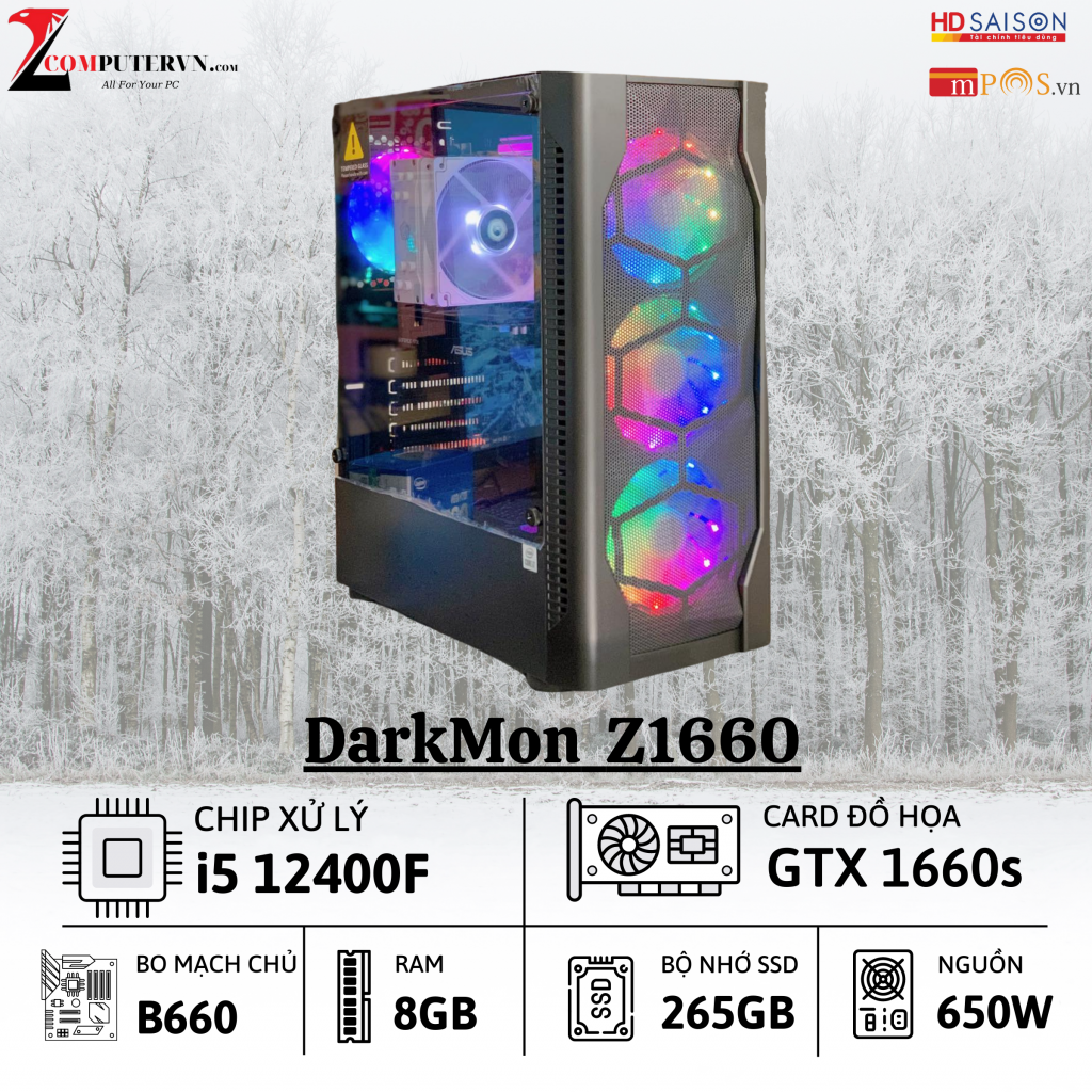 PC GAMING - Cấu Hình DarkMon Z1660 2