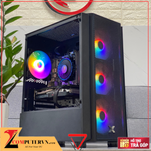 BỘ MÁY TÍNH COLORFUL B760M/I5 12400F/8GB*2 RAM/250GB SSD/VGA COLORFUL 2060 6GB/600W 80 PLUS/CASE XIGMATEK NYX AIR 2 KÈM 3 FAN RGB 2 56