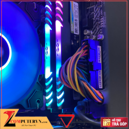 BỘ MÁY TÍNH B360M MSI MORTAR /I3 9100F/ TẢN NHIỆT CPU LED/ RAM 16GB/SSD 256GB/VGA 1050TI 4GB PALIT/NGUỒN 500W/CASE BỂ CÁ 5 8