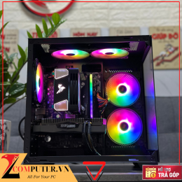 BỘ MÁY TÍNH B760M E PRO/I5 12400F/RAM 16GB/SSD 256GB/VGA RTX2060 6GB/700W/TẢN KHÍ/CASE BỂ CÁ KÈM 5 FAN LED 1 13