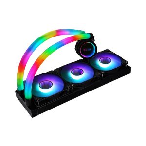 BỘ TẢN NHIỆT NƯỚC AIO SAMA PS360MM BLACK RAD 360 NEW BH 12TH tan nhiet nuoc sama ps360mm black mau den