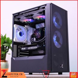 BỘ MÁY TÍNH B760M AORUS ELITE D5/I5 12400F/RAM 16GB KINGSTON D5 5600/SSD 256GB/VGA RTX 3050 6G ASUS/NGUỒN 650W/TẢN NHIỆT NƯỚC RAD 240/CASE LED 3 FAN - BH 8/2026