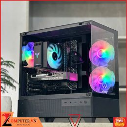 BỘ MÁY TÍNH H610M/I5 12400F/RAM 16GB/SSD 256GB/VGA RTX 3050 6G/550W/TẢN KHÍ/CASE GAMING KÈM 3 FAN
