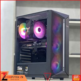 BỘ MÁY TÍNH B660M/I5 12400F/RAM 16GB/SSD 256GB/VGA RTX 3060TI 8G/750W/TẢN KHÍ/CASE GAMING KÈM 4 FAN LED