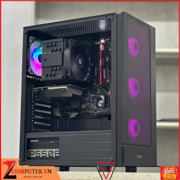 BỘ MÁY TÍNH B650M/I7 10700F/RAM 16GB/SSD 500GB/VGA GTX 1050TI 4G/550W/TẢN/CASE GAMING KÈM 4 FAN LED
