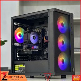 BỘ MÁY TÍNH H610M/I5 12400F/RAM 16GB/SSD 512GB/VGA GTX 1050TI 4G/500W/TẢN KHÍ/CASE MAGIC KÈM 4 FAN LED