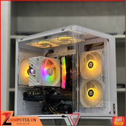 BỘ MÁY TÍNH B760M/I5 13400F/RAM 16GB/SSD 500GB/VGA RTX 2060 6G/550W/TẢN KHÍ/CASE MAGIC KÈM 5 FAN LED RGB WHITE