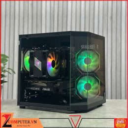 BỘ MÁY TÍNH B760M/I5 14400F/RAM 16GB/SSD 500GB/VGA RTX 4060 8G/600W/TẢN KHÍ/CASE BỂ CÁ KÈM 3 FAN LED