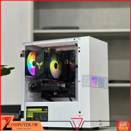 BỘ MÁY TÍNH H310M/I5 9400F/RAM 16GB/SSD 240GB/VGA GTX 1050TI 4G/500W/TẢN KHÍ/CASE XIGMATEK TRẮNG KÈM 2 FAN LED
