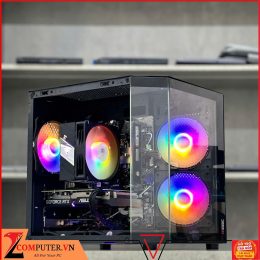 BỘ MÁY TÍNH B760M/I5 14400F/RAM 16GB/SSD 1TB/VGA RTX 3060 12G/750W/TẢN KHÍ/CASE BỂ CÁ MAGIC KÈM 3 FAN LED