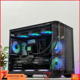 BỘ MÁY TÍNH B760M/I5 14600K/RAM 32GB/SSD 512GB/VGA RTX 3070 8G/850W/AIO 360/CASE MIK BỂ CÁ KÈM BỘ 6 FAN LED