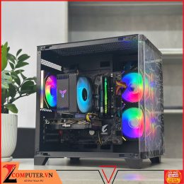 BỘ MÁY TÍNH B365M/I5 9400F/RAM 16GB/SSD 512GB/VGA GTX 1660TI 6G/500W/TẢN KHÍ/CASE BỂ CÁ MAGIC KÈM 3 FAN LED