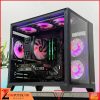 BỘ MÁY TÍNH B560M/I5 10400F/RAM 16GB/SSD 250GB/VGA RTX 2060 6GB/650W/TẢN KHÍ/CASE BỂ CÁ KÈM 6 FAN LED RGB